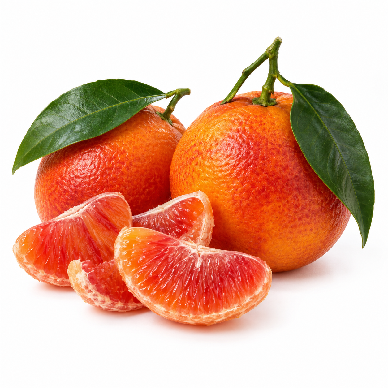 Illustration of Washington blood orange on a white background
